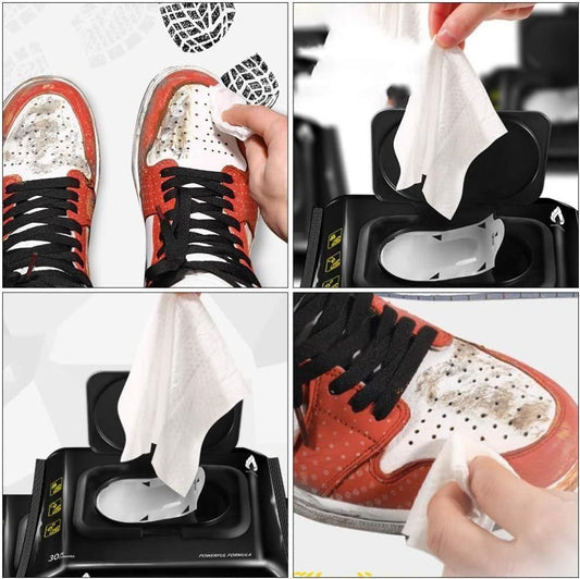 Instant Shoe Cleaner Wipes (80 Wipes Pack)