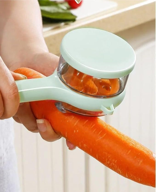 2-in-1 Vegetable Peeler With Storage Box