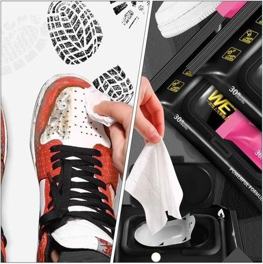 Instant Shoe Cleaner Wipes (80 Wipes Pack)