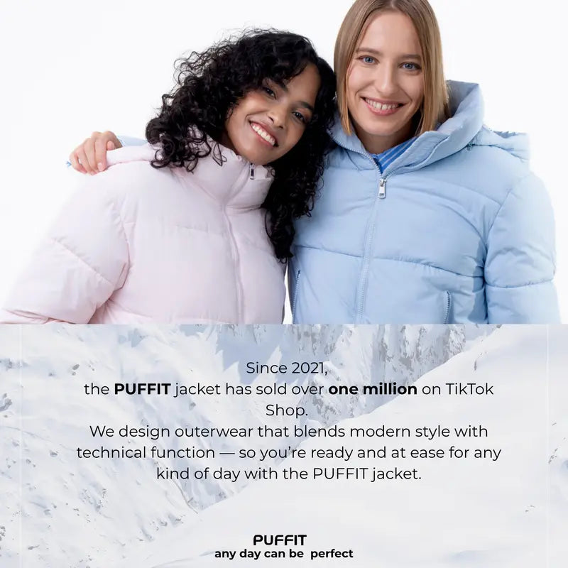 WarmCore™ Short Faux Fur Lined Detachable Hooded Puffer Jacket