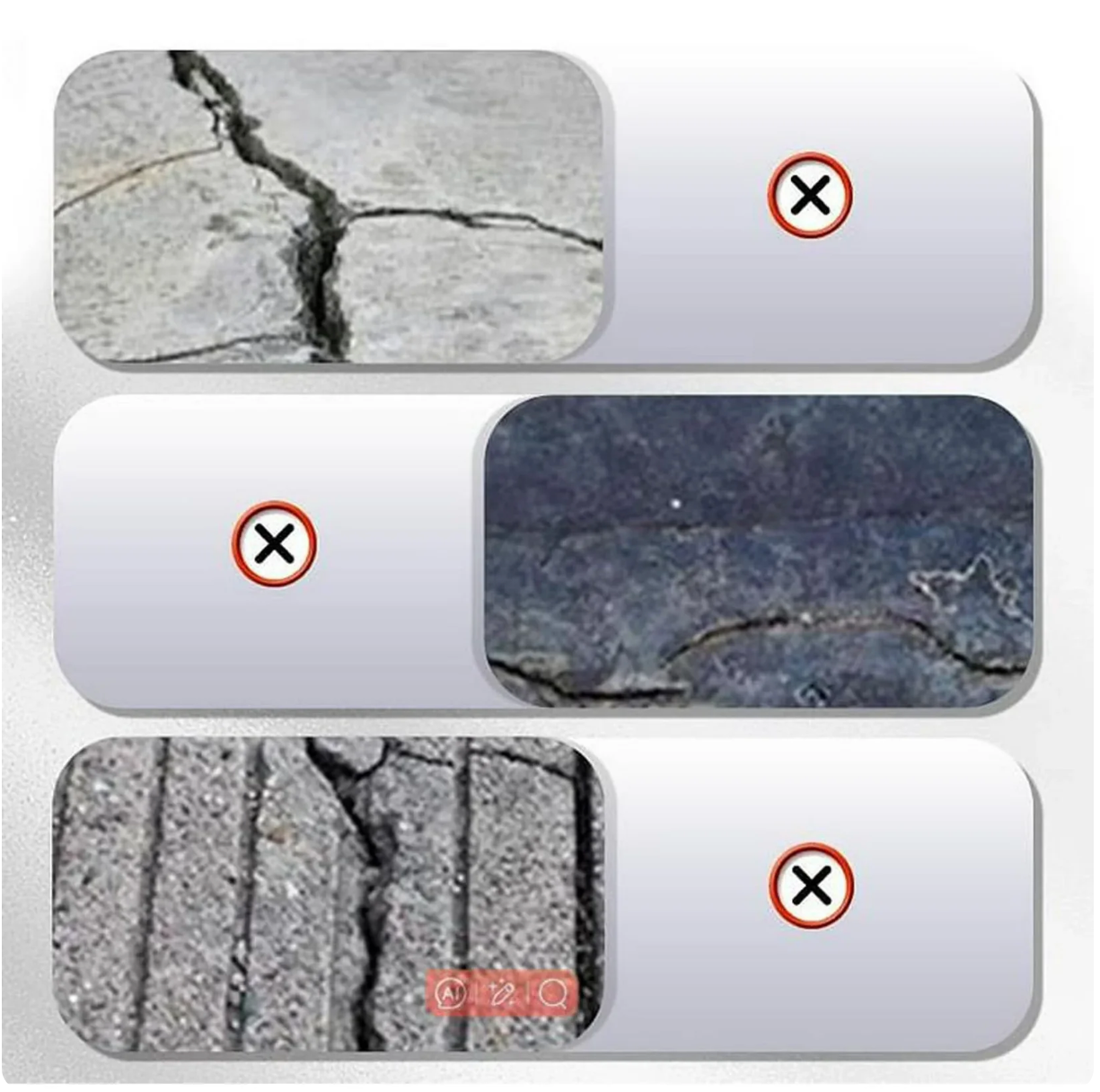 Heavy-Duty Concrete Crack Repair Adhesive  100 gm