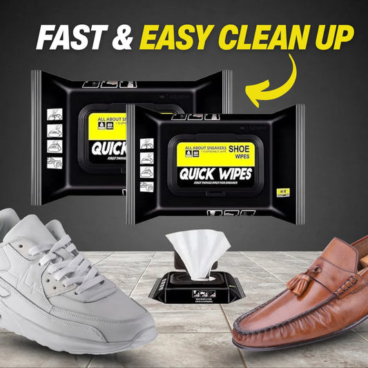 Instant Shoe Cleaner Wipes (80 Wipes Pack)